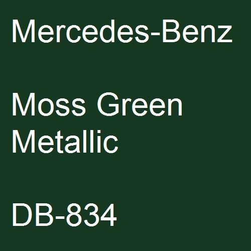 Mercedes-Benz, Moss Green Metallic, DB-834.